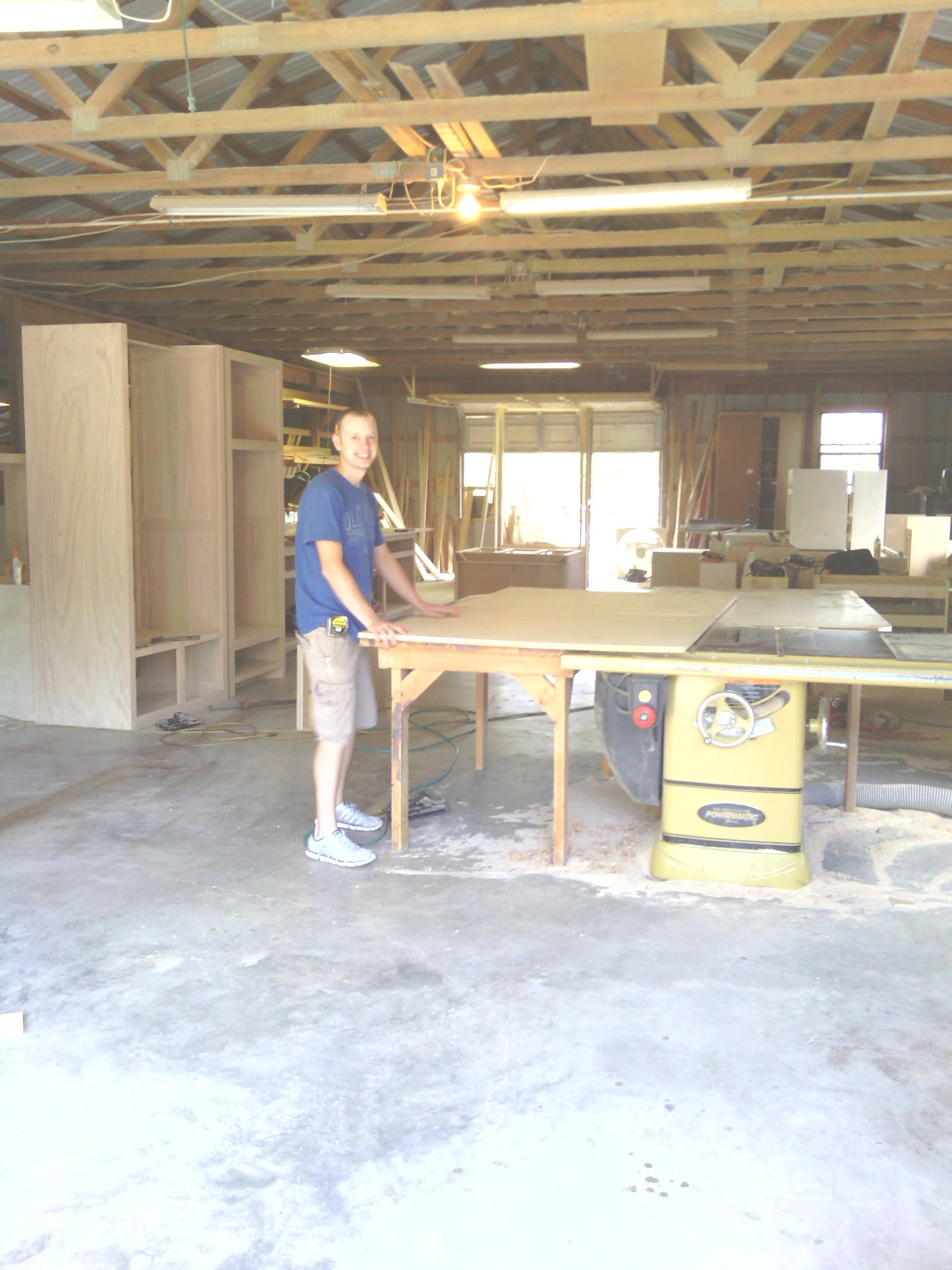 Our Cabinet Craftsmen workshop in Checotah, Oklahoma