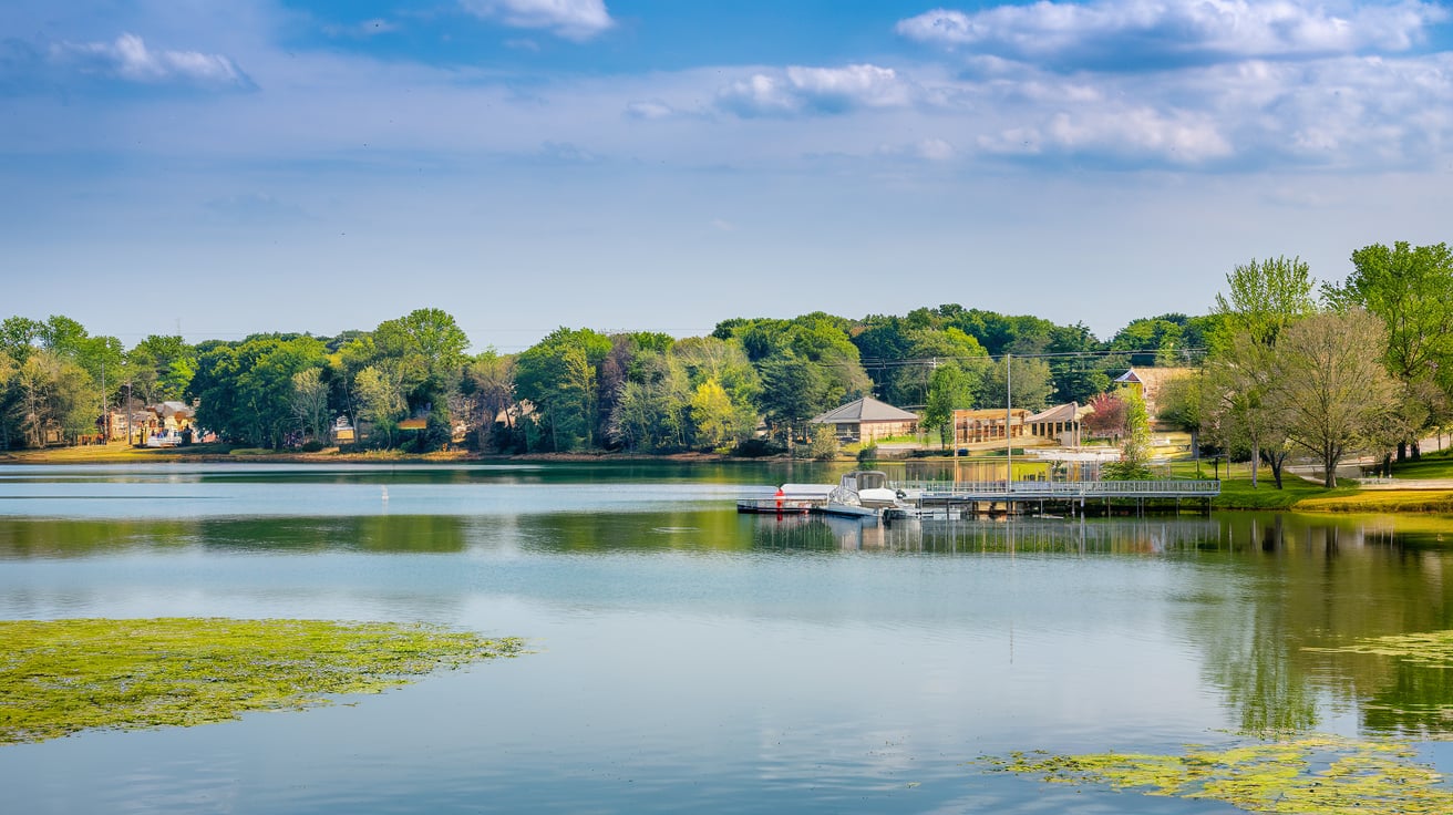 Scenic view of Eufaula, Oklahoma