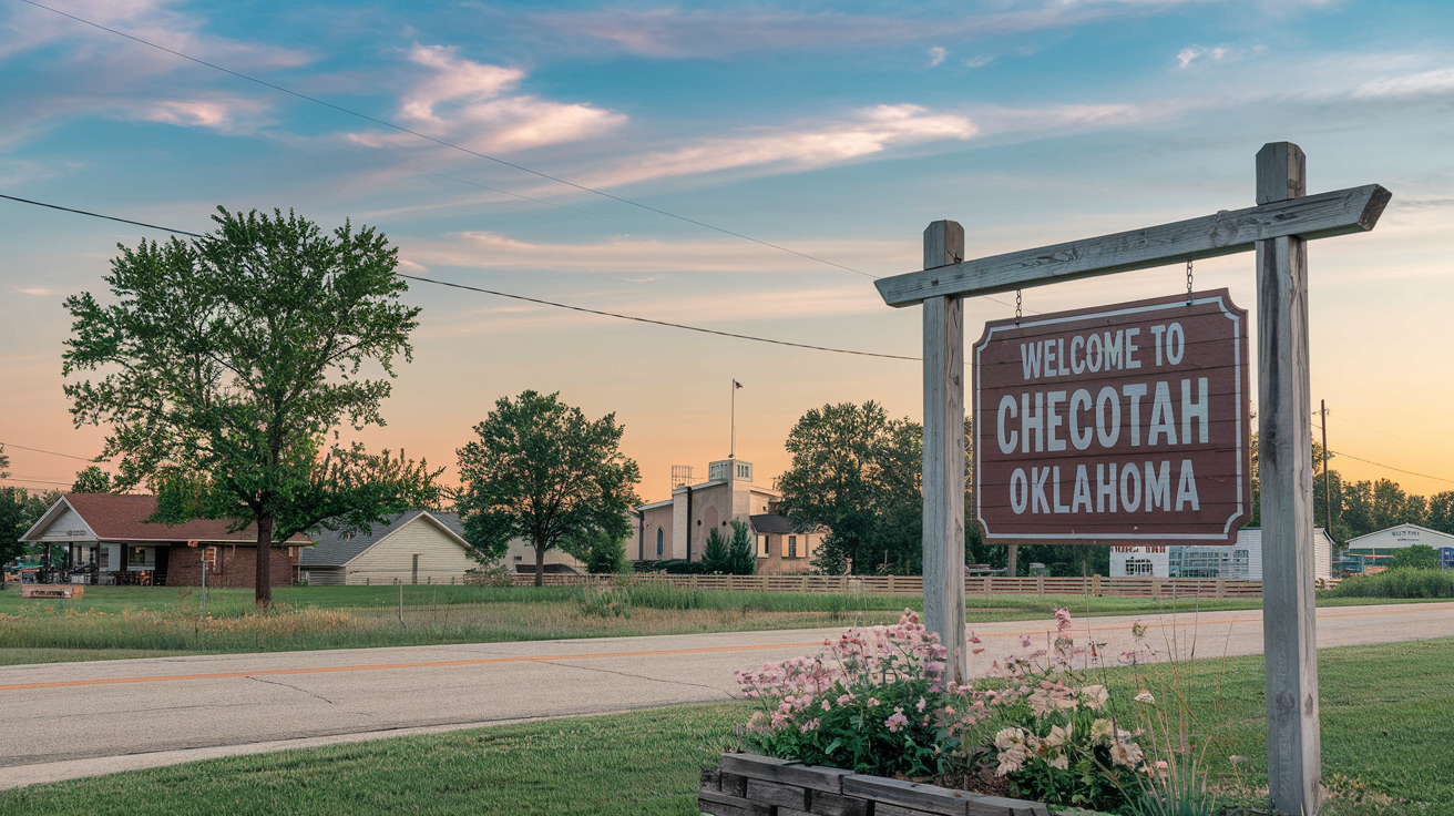 Scenic view of Checotah, Oklahoma